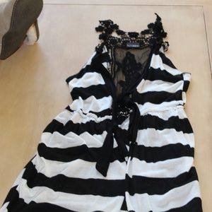 cardigan black and white